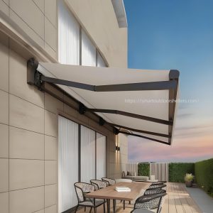 Long-span retractable canopy