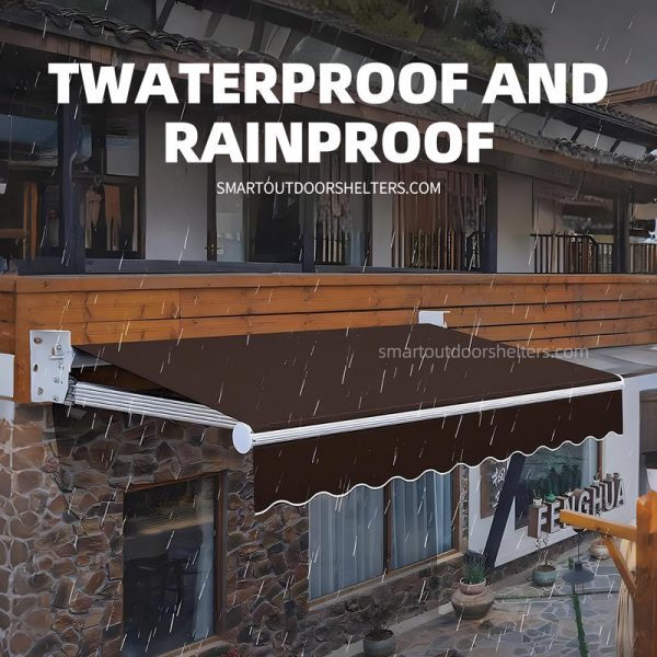A01 retractable canopy，Aluminum Retractable Awning with 99% UV Block - Image 3
