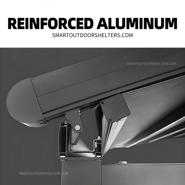 Smart Motorized Canopy System Remote-Controlled Sun & Rain Shelter for Verandas - Image 6